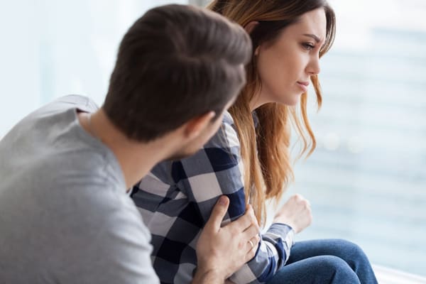 Husband Apologizing To Wife