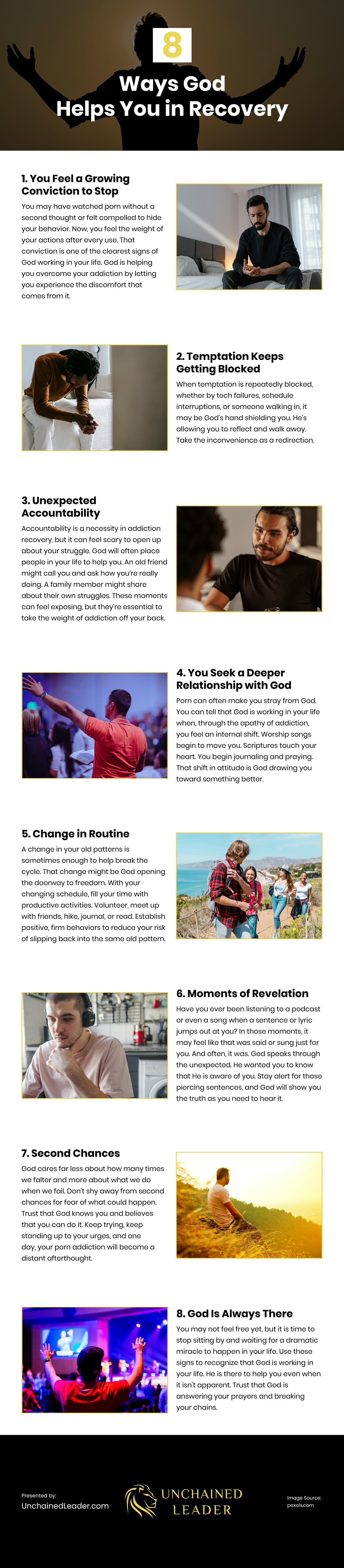 8 Ways God Helps You in Recovery Infographic 8 Ways God Helps You in Recovery Infographic