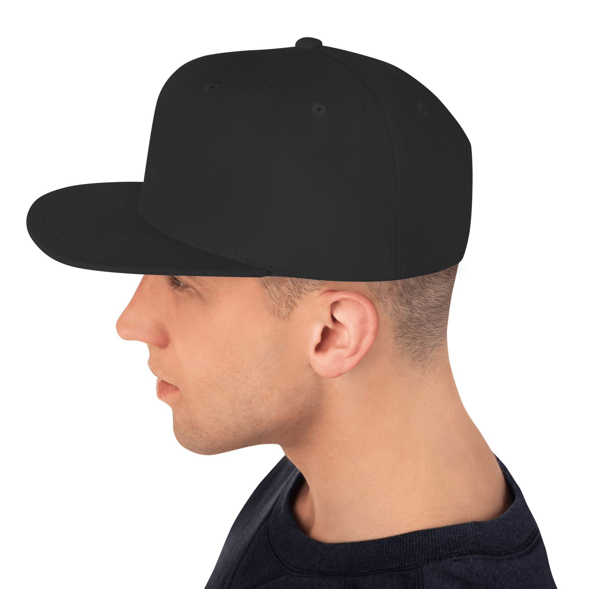 Snapback Hat (black) Lion Head