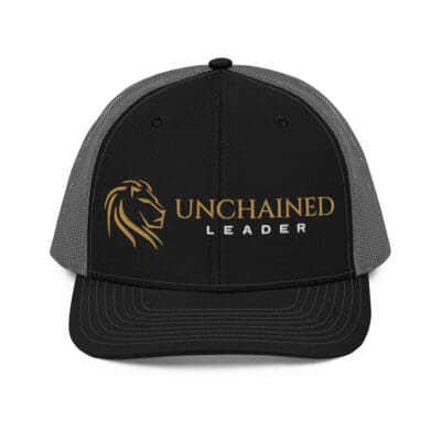 Trucker Cap (black/grey) Full Unchained Logo