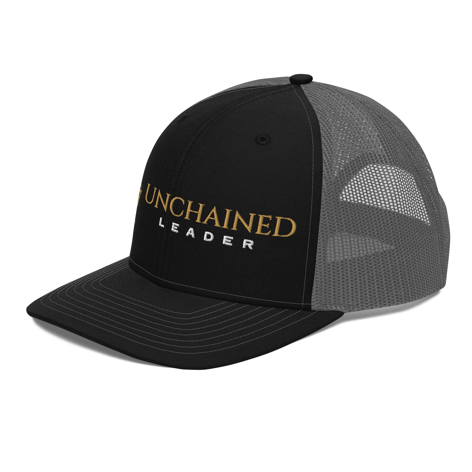 Trucker Cap (black/grey) Full Unchained Logo
