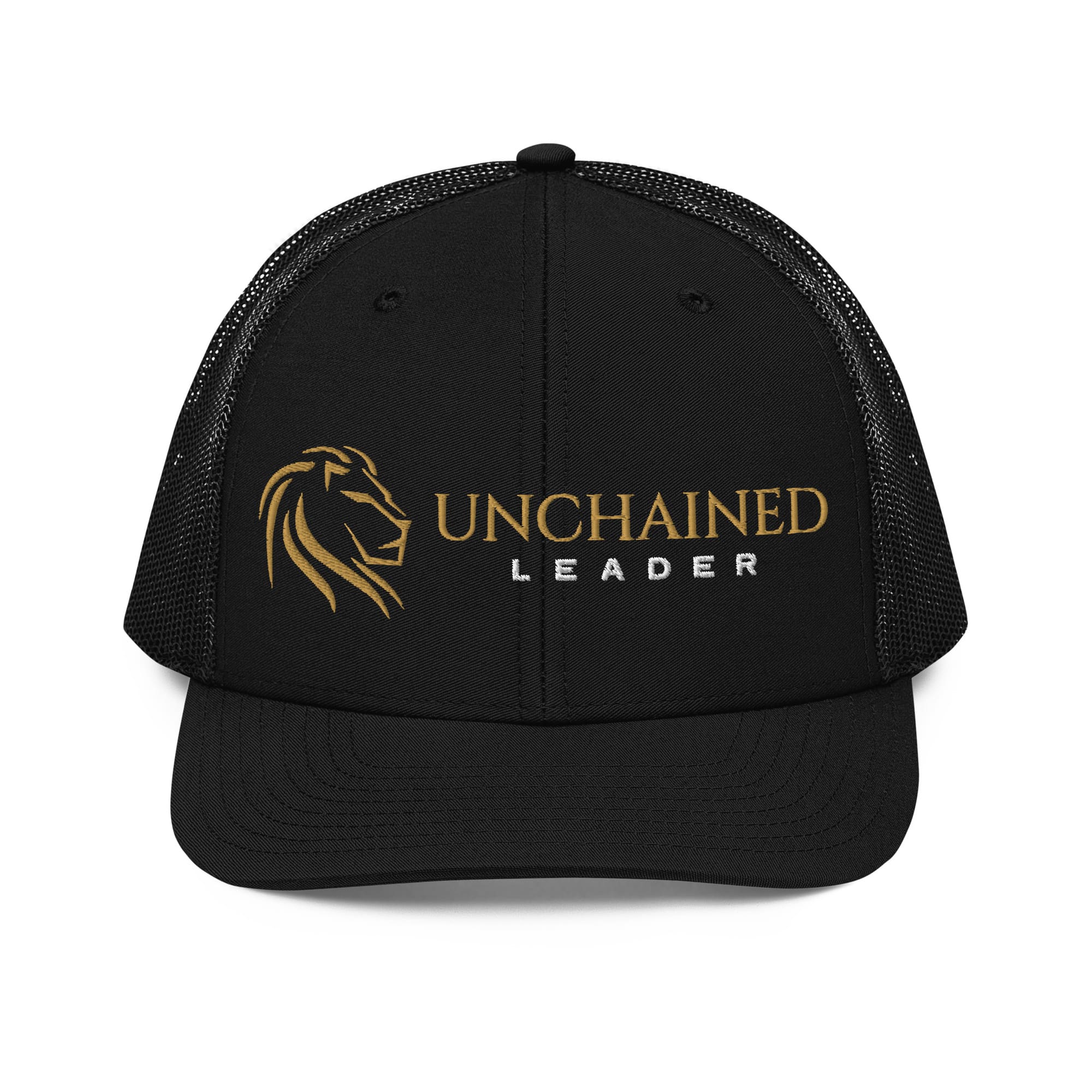 Trucker Cap (black/grey) Full Unchained Logo