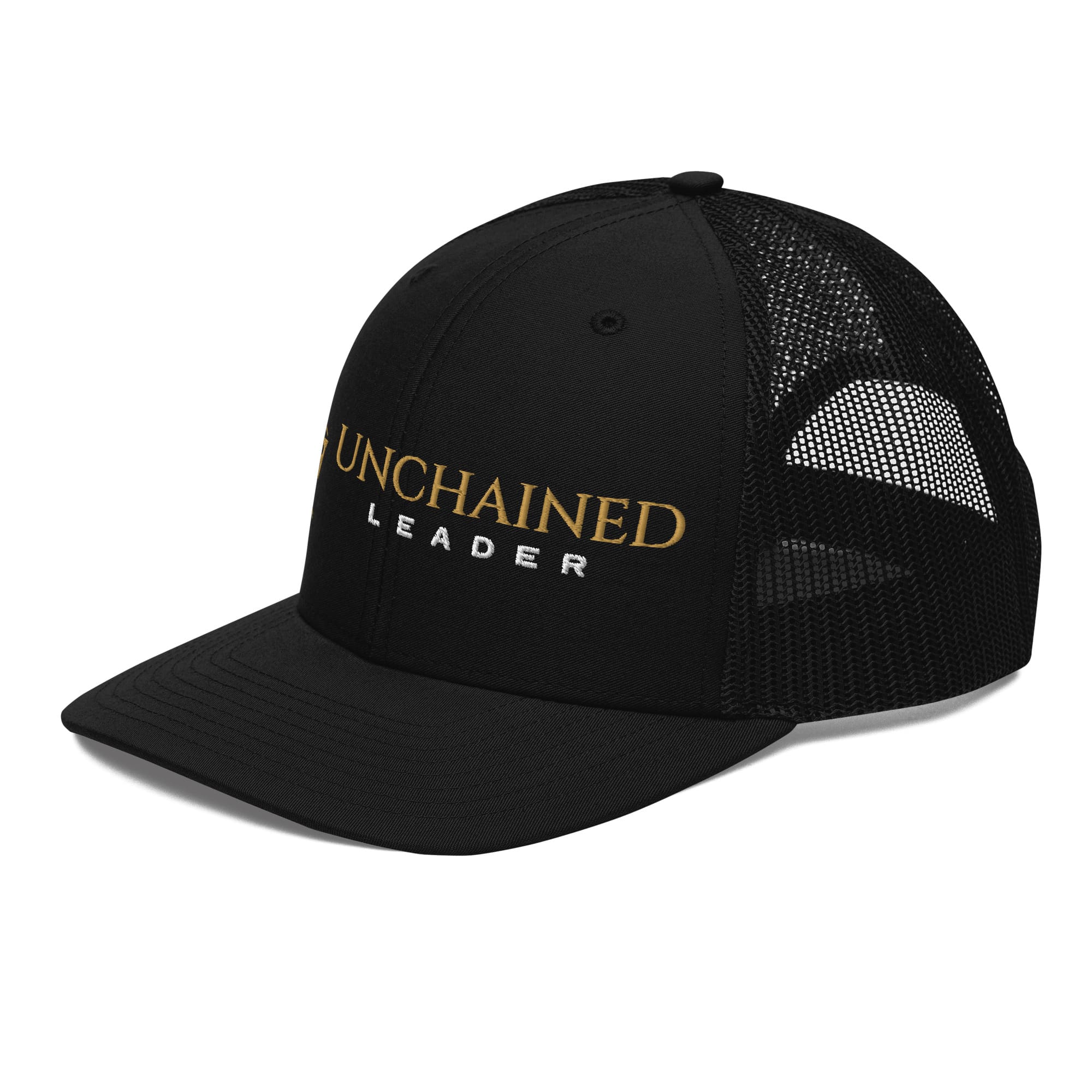 Trucker Cap (black/grey) Full Unchained Logo