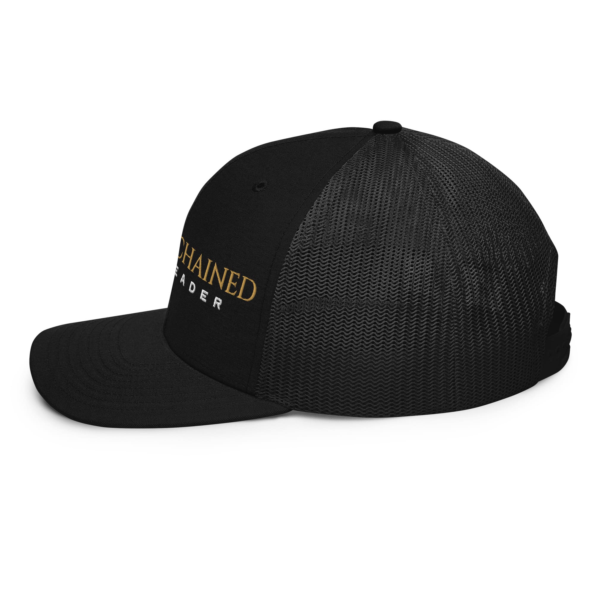 Trucker Cap (black/grey) Full Unchained Logo