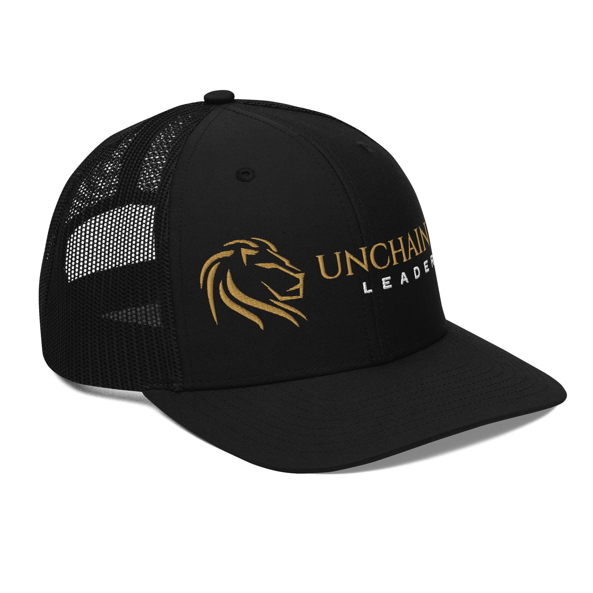 Trucker Cap (black/grey) Full Unchained Logo