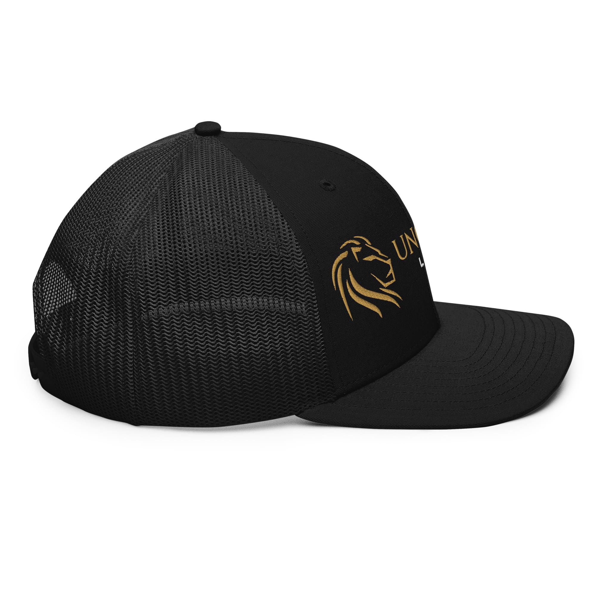 Trucker Cap (black/grey) Full Unchained Logo