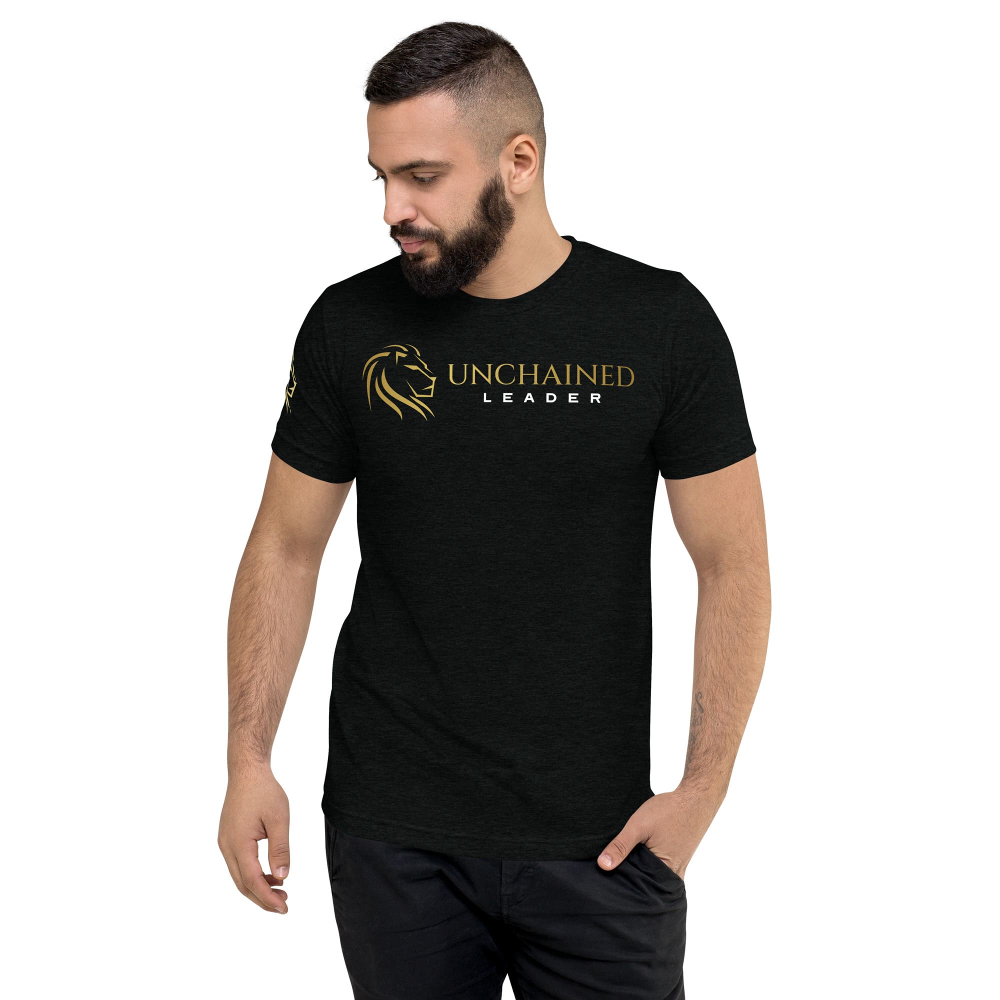 Fitted T-Shirt (Never lie back)
