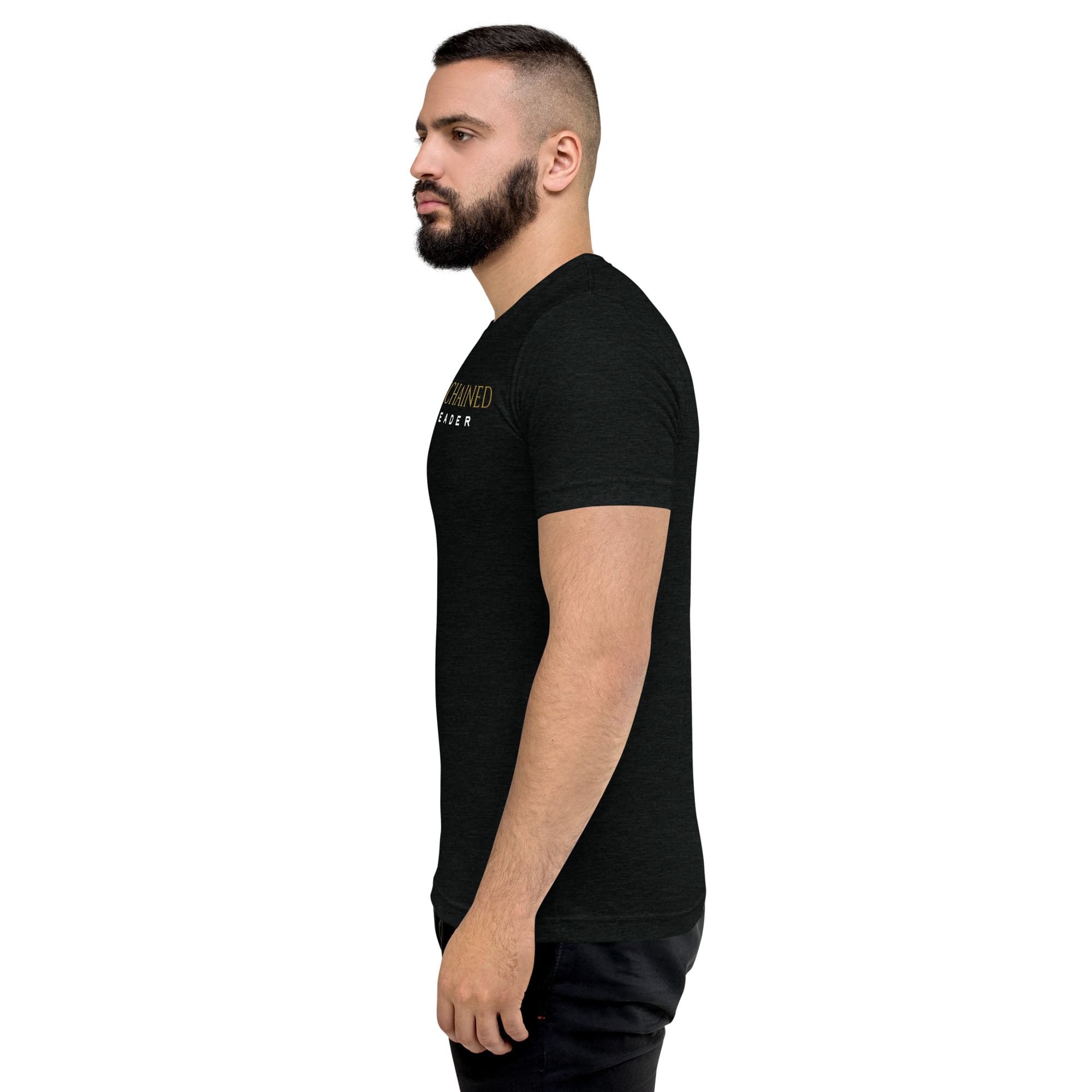 Fitted T-Shirt (Never lie back)